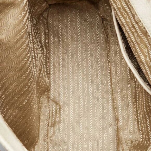 Prada Talco Cervo Leather Large Shopping Tote Bag - Picture 10 of 11